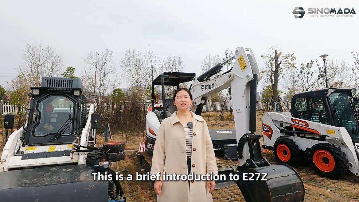 BOBCAT E27Z Mini Crawler Excavator Operation Tutorial