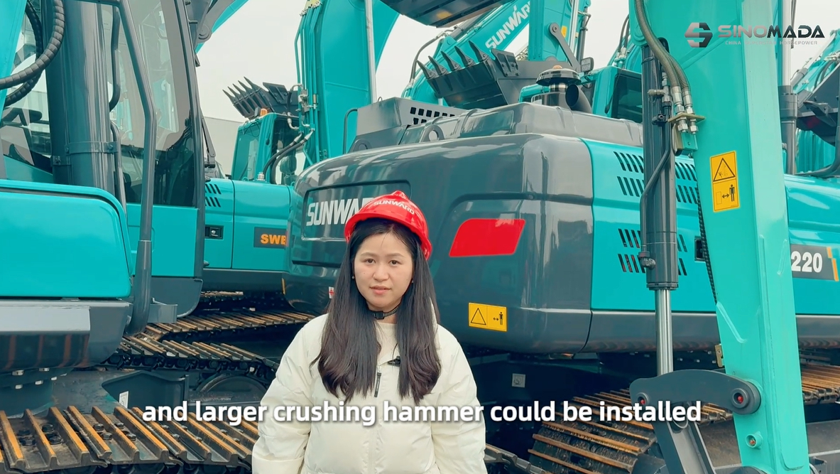 Discover the SUNWARD SWE225E Excavator with Strong Performance